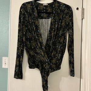 Free People size Large. Very soft floral pattern.